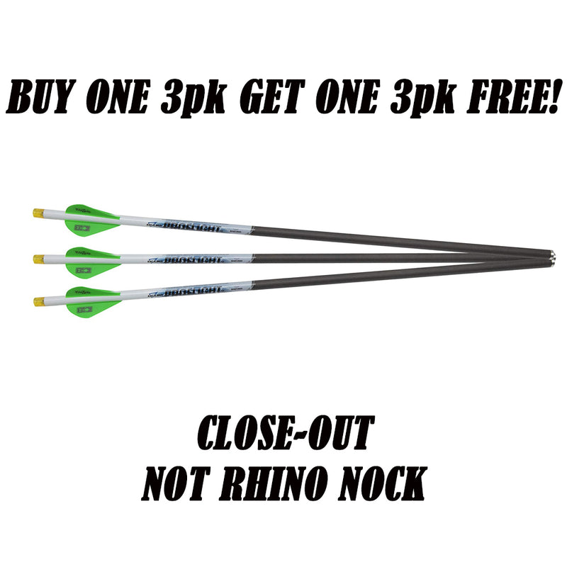 *CLOSE-OUT* Excalibur Illuminated Proflight Arrows w/ Lumenok - 3 Pack NON RHINO FLAT NOCK *NOT COMPATABLE WITH CEASEFIRE*