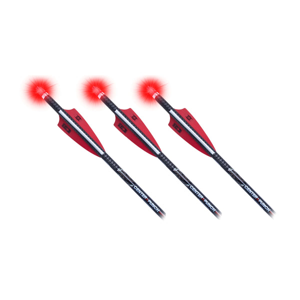 TenPoint CenterPunch Alpha Blaze HPX 20" Lighted Crossbow Arrows w/ Alpha HPX Nock (For TRX 515 & TX 440) - 3pk