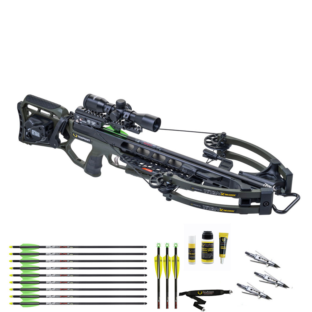 TenPoint Titan X Decock Crossbow Package