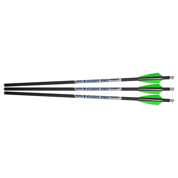 Excalibur Illuminated V-Flight Pro w/ Beacon V Nock 18” – 3 Pack