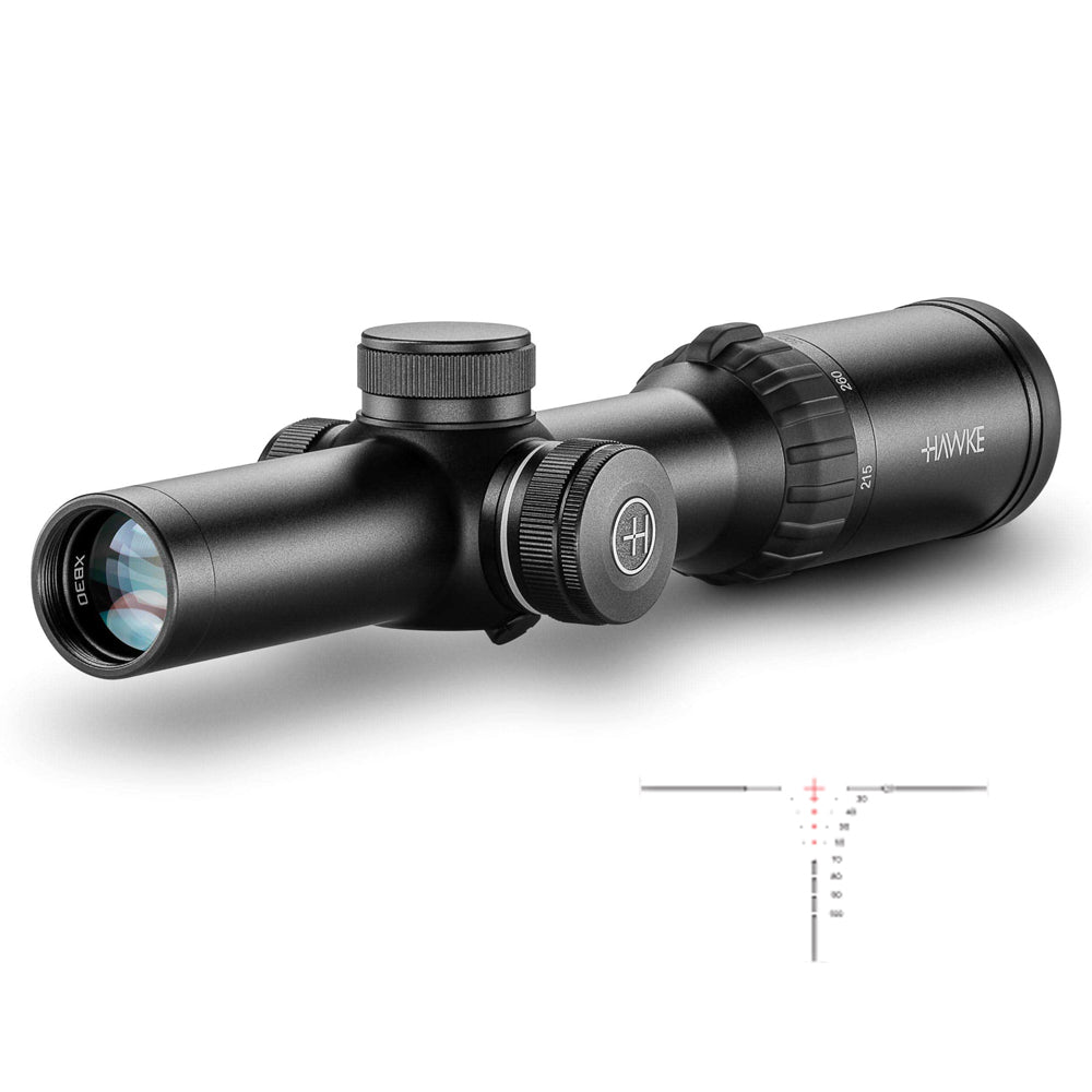 Hawke XB30 Pro 1-5x24 Crossbow Scope