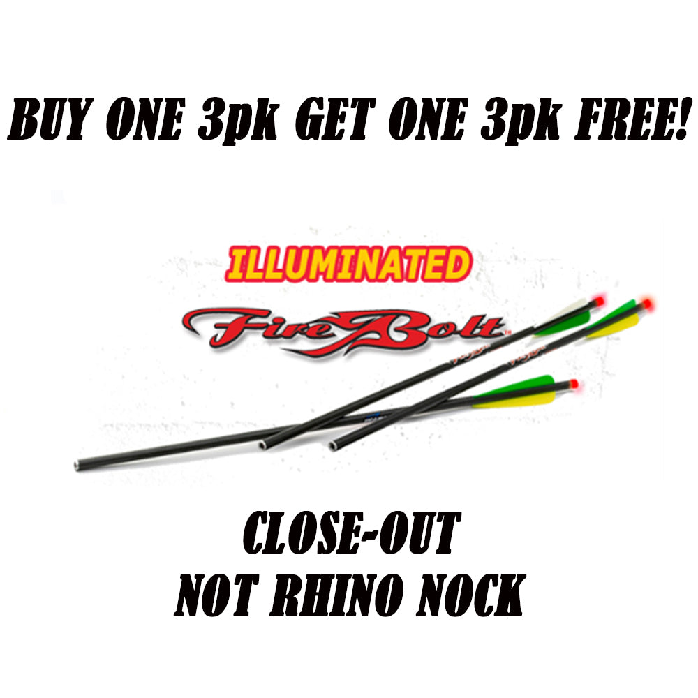 *CLOSE-OUT* Excalibur Illuminated Firebolt Arrow Lumenok - 3 Pack