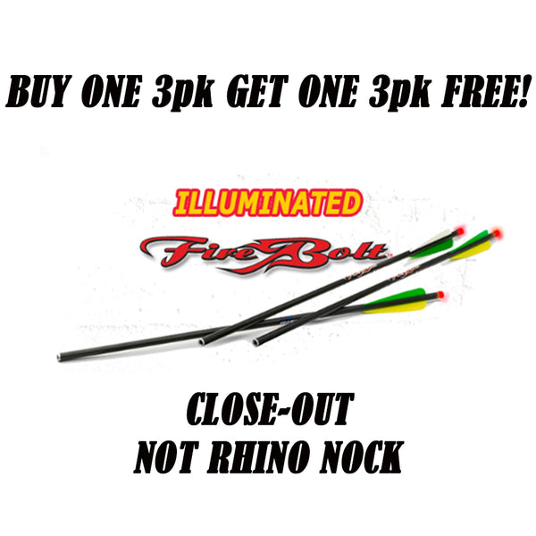 *CLOSE-OUT* Excalibur Illuminated Firebolt Arrow Lumenok - 3 Pack